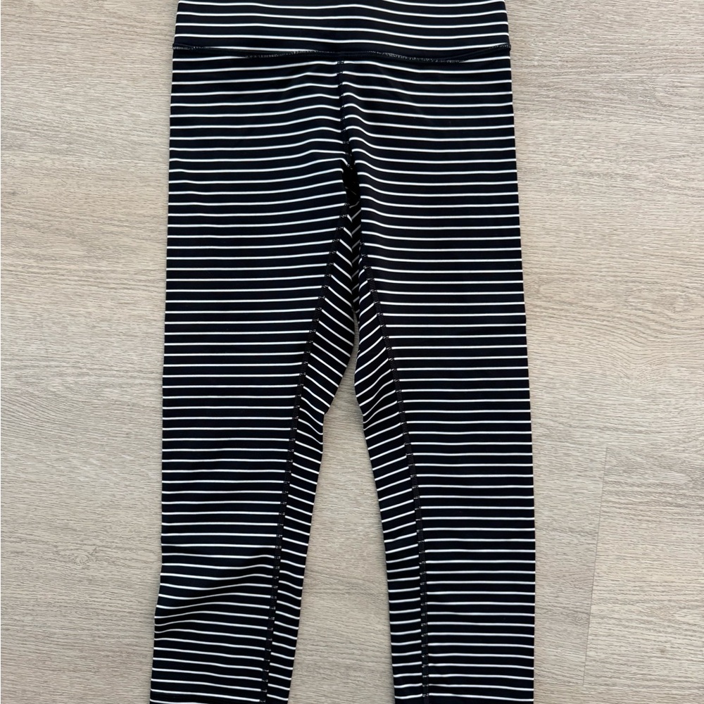 Fast and Free striped leggings 23 inseam